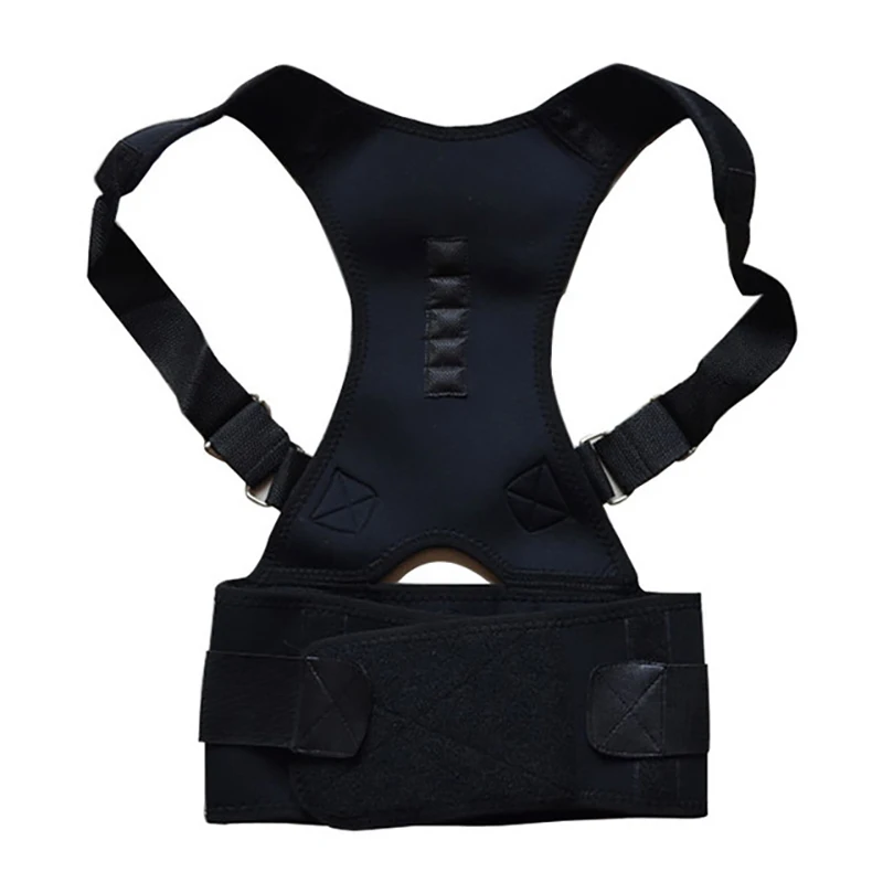 Breathable Magnetic Back Support Belt Posture Corrector Lumbar Support Sports Fitness Exercise with Waist Brace Adult 2 Pcs MOQ