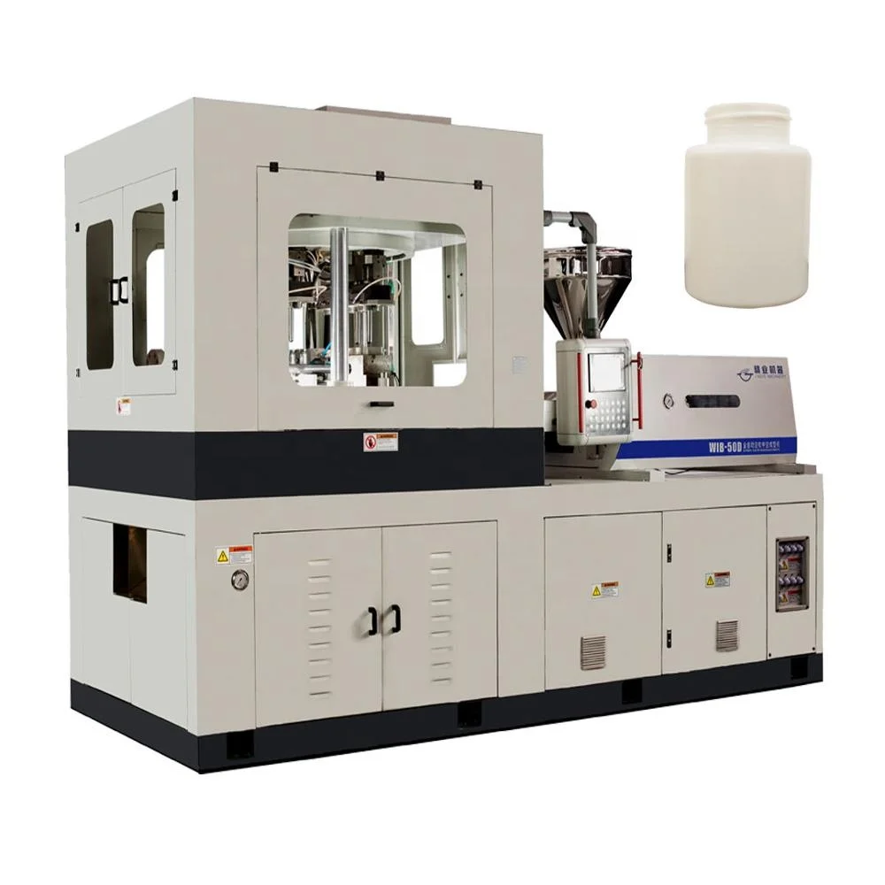 super cosmetics plastic hdpe bottle injection blow molding machine