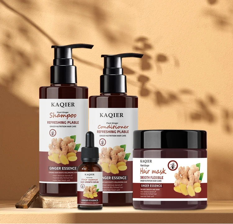 Anti-Loss Ginger Essence Oil for Hair Care Scalp Moisturizer with Smoothing and Nourishing Features
