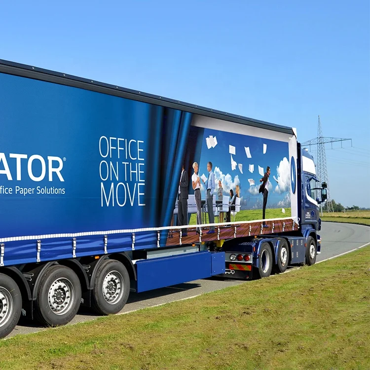 Customized Waterproof Heavy Duty Tarps Side Curtain Truck Cover Truck Tarpaulins  PVC Coated Tarpaulin Canvas Tarpaulin