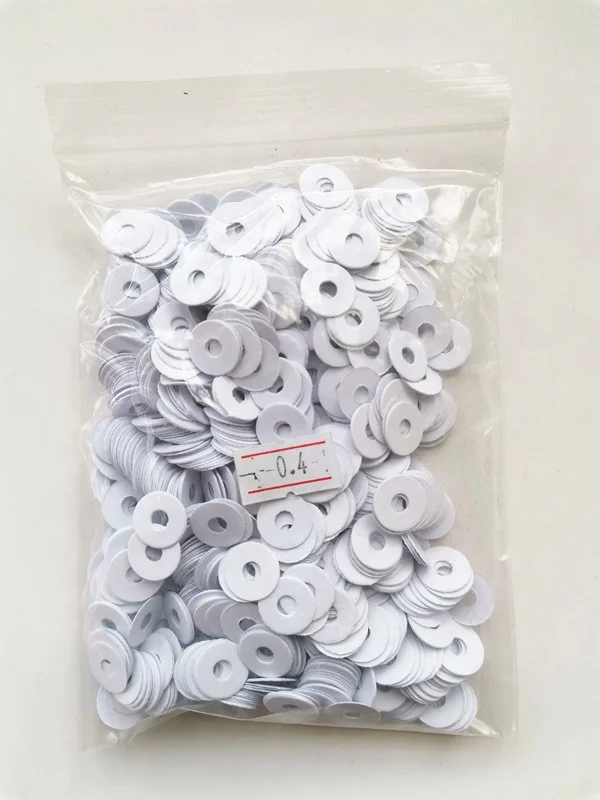 High grade different size piano tuning tools 24 mm and 12 mm for choice 1000pcs in a bag piano paper washer