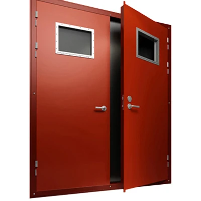 New Product Strong Quality Factory Direct Supply School Cinema Exterior Steel Fireproof Door With Push Bar