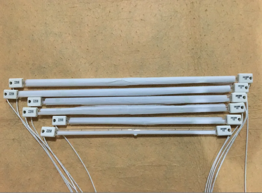 400 Вт кварцевое стекло галогенная длинная волна инфракрасный нагреватель лампа трубка для сушки краски