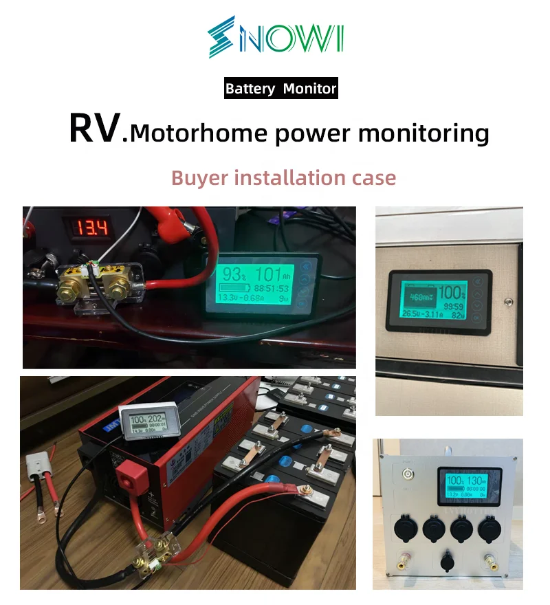 TF03KH 350A OEM Battery coulometer battery Capacity indicator Volt Meter Power Meter car battery monitor capacity tester for RV