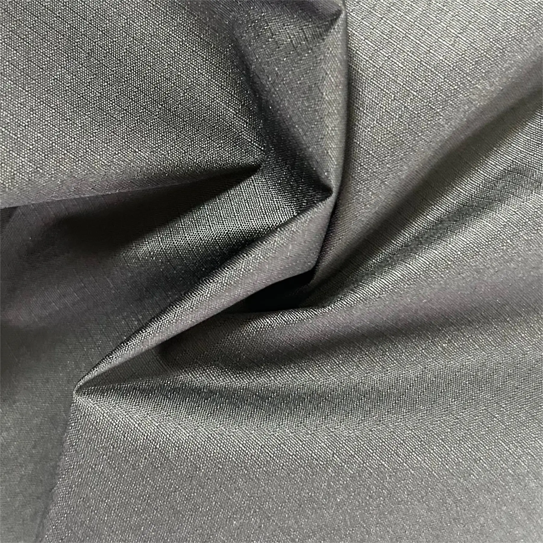 HOT SALE 100%Polyester 240 Plaid Ribstop Pongee fabric with 2 times PU coated used for outdoor Jackets&Garment