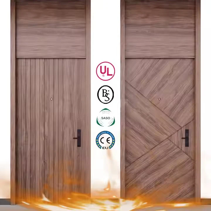 Modern Hotel Guest Room Internal Doors Commercial Fire Rated Wooden Door Entrance Doors For Hotel And Apartment