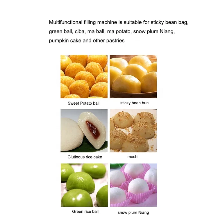 Коммерческая машина kibbeh kubba Mochi Croquette для инкрустирования яичного желтка Maamoul Mooncake производственная линия