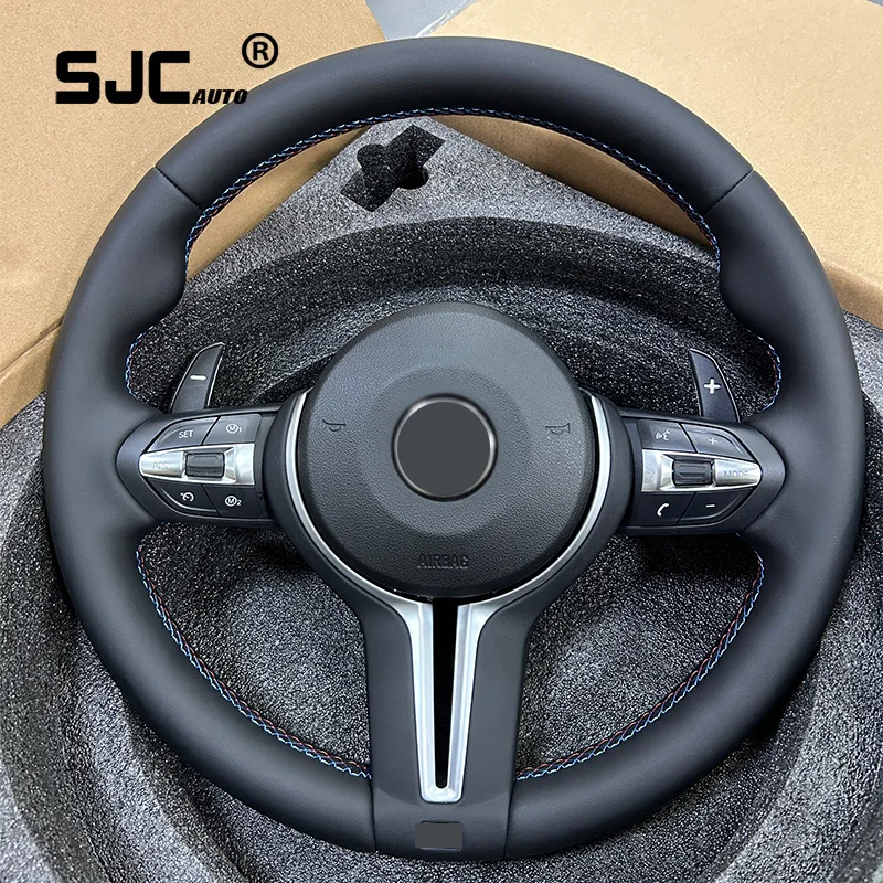 Кожаное Рулевое колесо для BMW F30 F32 F10 F20 F07 E46 E60 E90 M3 M5