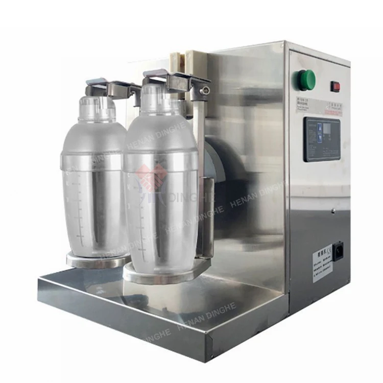 Electric Bubble Boba Milk Tea Shaker Commercial Double Cups Milk Tea Shaking Machine for Bar Equipment