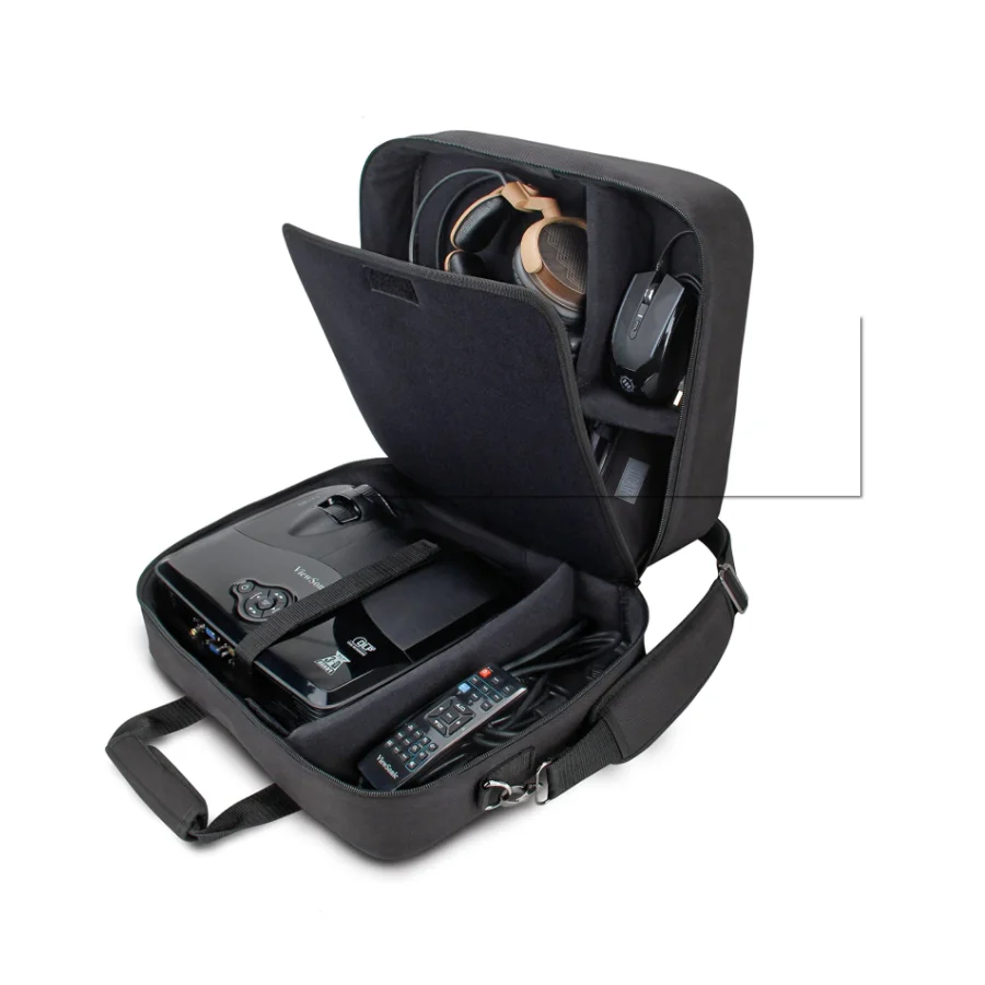 Portable Mini Projector Case Bag Carrying Case with Accessory Storage bag Electronic Headphone Gaming Travel Carrying Bag