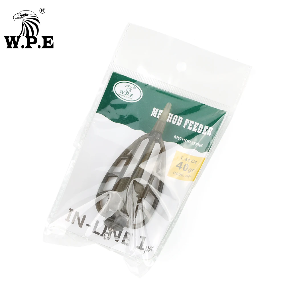 W.P.E 1 шт. приспособление для ловли карпа фидер 40-80 г волос европейская рыболовная группа крючок снасти