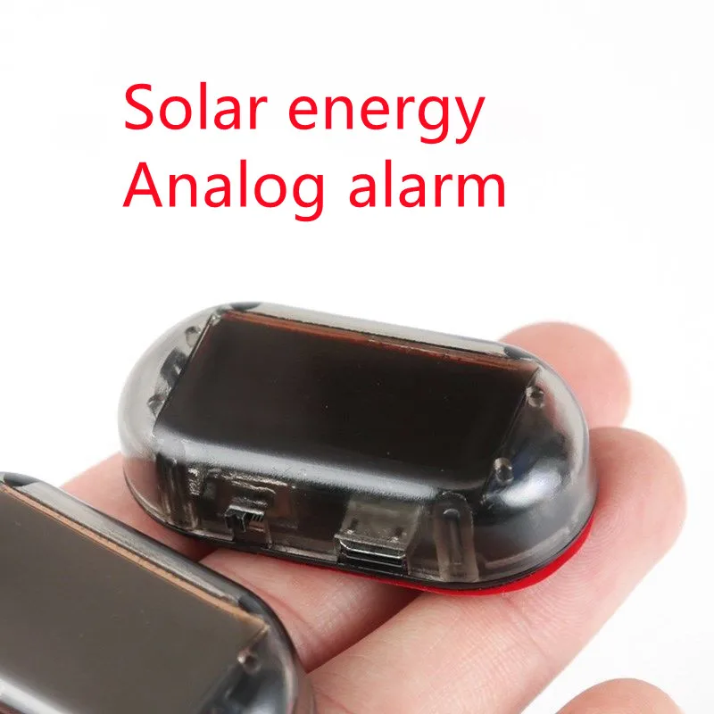 1 PC Car Security Light Solar Power Alarm Wireless Warning Anti-Theft USB Charger LED Universal High Quality Auto Parts