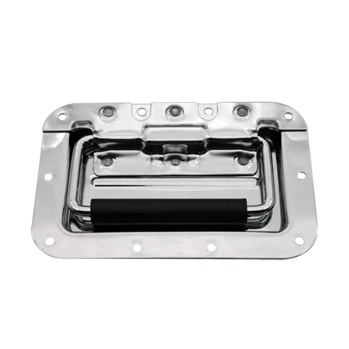 Huiding Flight Case Toolbox Hardware Parts Recessed Folding Stainless Steel Chest Carry Pull Handle