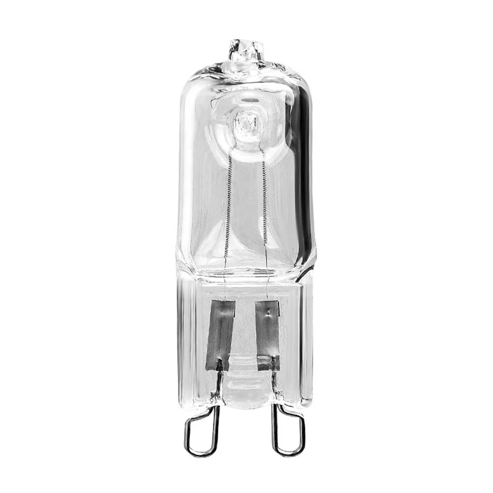 Glass G9 Halogen Lamp AC 220V 20W 33W 40W 42W 60W High CRI 2800K G9 Halogen Bulb