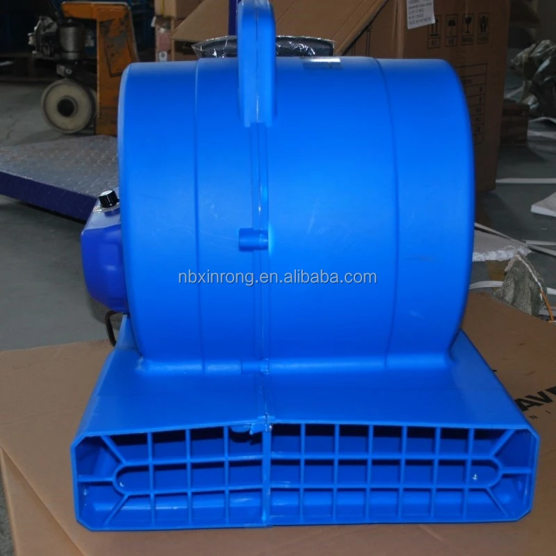 1100W Air Mover Carpet Dryer Floor Fan Blower Air Cooling Fan with Handle and wheel kit