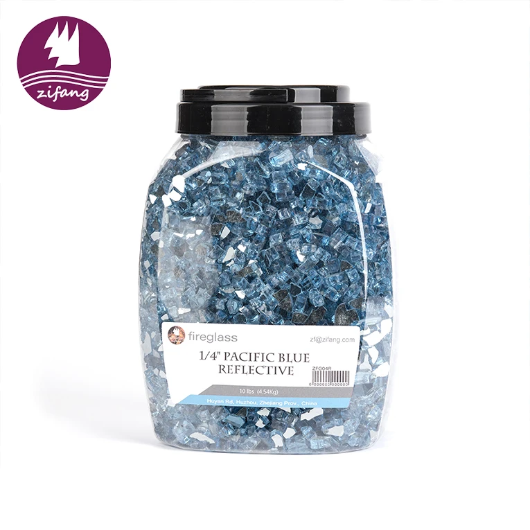 Wholesale 1/4 Inch Reflective Tempered Fireglass For Fireplace Glass And Fire Pit Glass