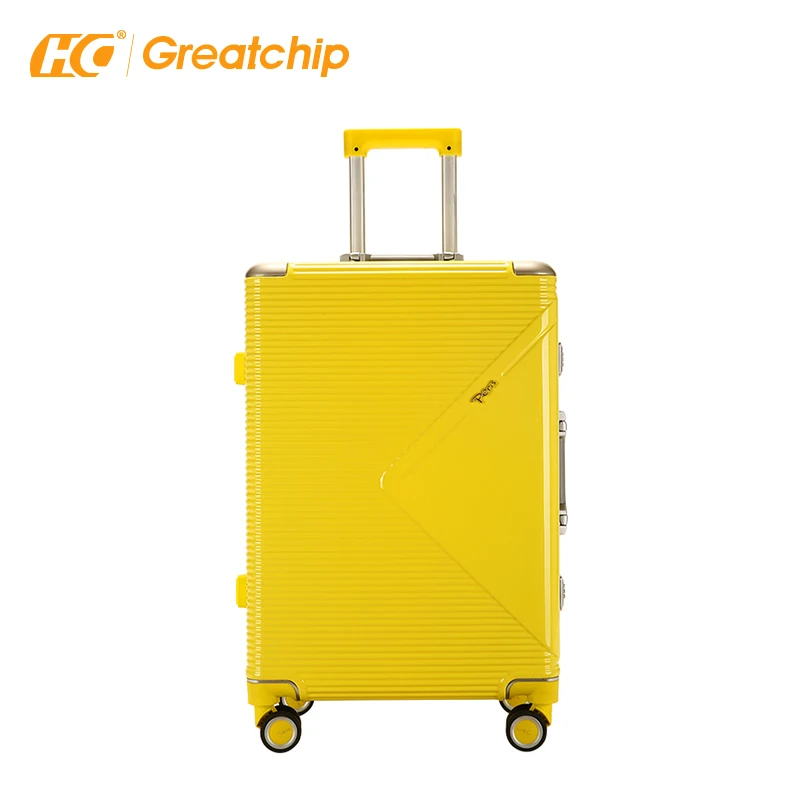 Weight Scale custom Travelling Hard Trolley Suitcase Case Handle PC Luggage Bag