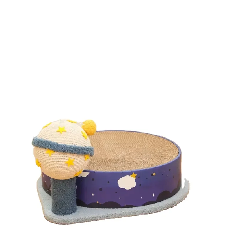 Made in China elegant shape pretty colors Play Planet Cat Scratching Board