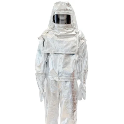 1000 degree Fireproof fire Heat resistant Suit Aluminum Foil Fire Approach Suit