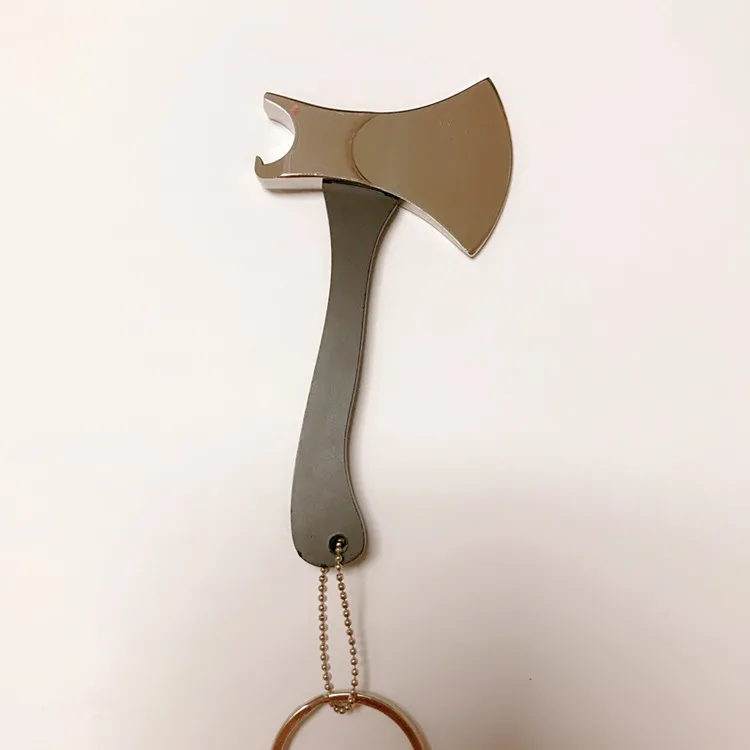 New Design Axe Metal Bottle Opener Keychain Exclusive Customization Beer Bottle Opener