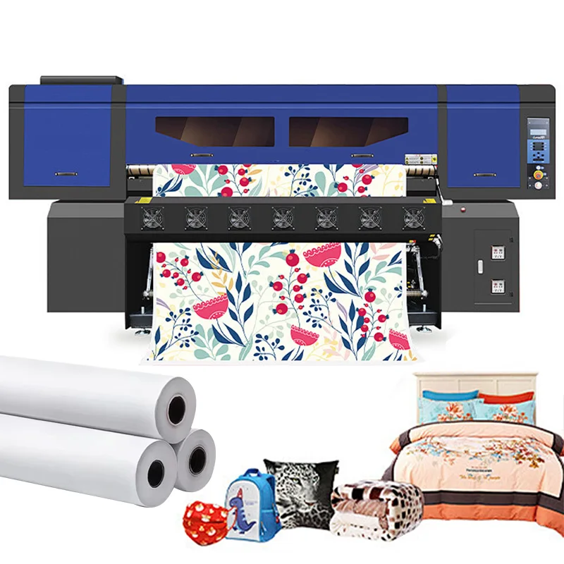 Manufacturers Custom Dye 1.6m Printed Sublimation Roll Heat Transfer Paper Sublimation Paper Roll for Sublimation
