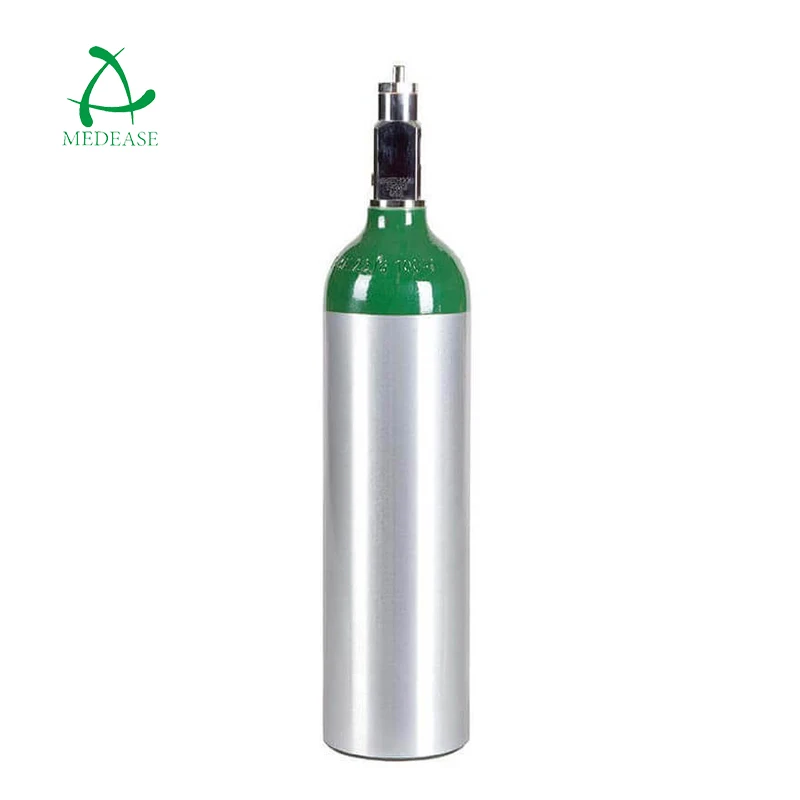 1l 2l 3l 5l 8l 10l Aluminum Cylinder Medical Oxygen Gas Cylinder With Valve And Regulator For Ambulance Hospital