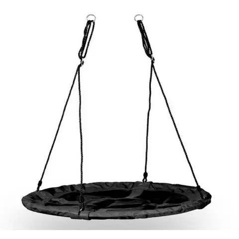 Hot sale outdoor small cheaper density fabric metal round nest swing seat bird nest spiders web