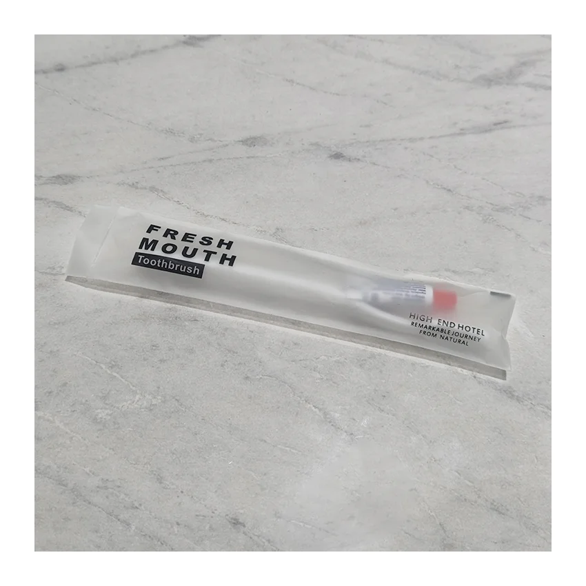Modern Hotel Disposable Small Package Plastic Toothbrush with 3g Toothpaste for Adult Traveling or Business Trip