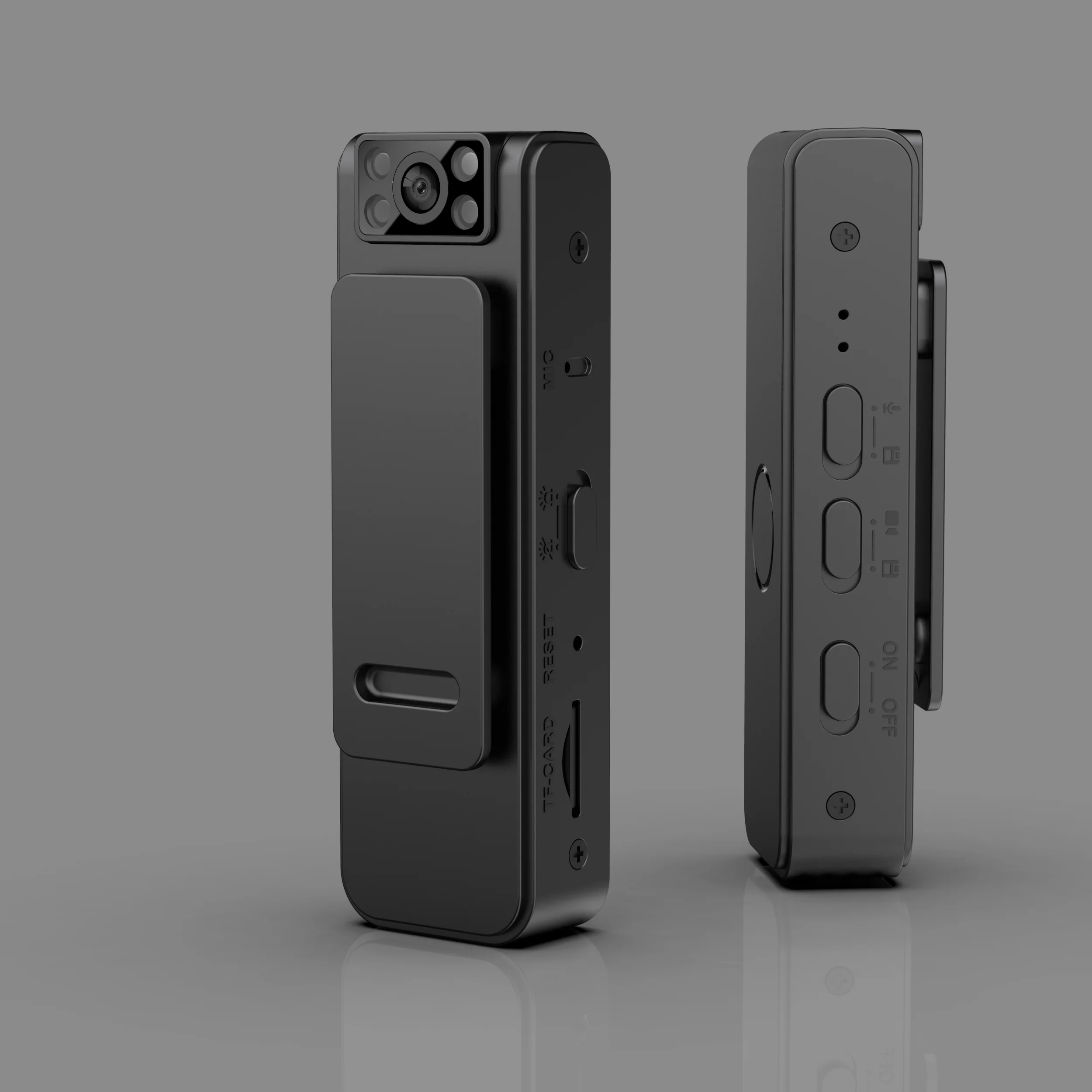 New Model Mini Body Camera with 360 Degrees Rotating Back Clip LED Infrared Night Vision Light HD Recording Large Wide Angle