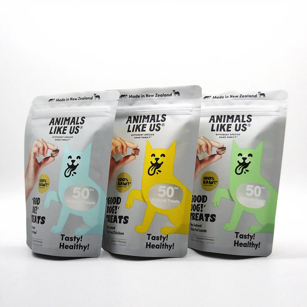 One sided transparent deodorant printing holographic plastic foil packaging small food self-sealing polyester film hologram b