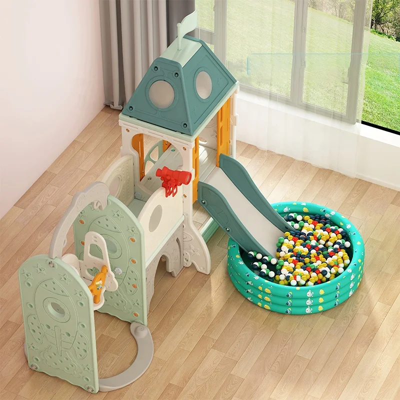 Small kids garden indoor playhouses/colorful plastic playhouse /outdoor children slide toys playground