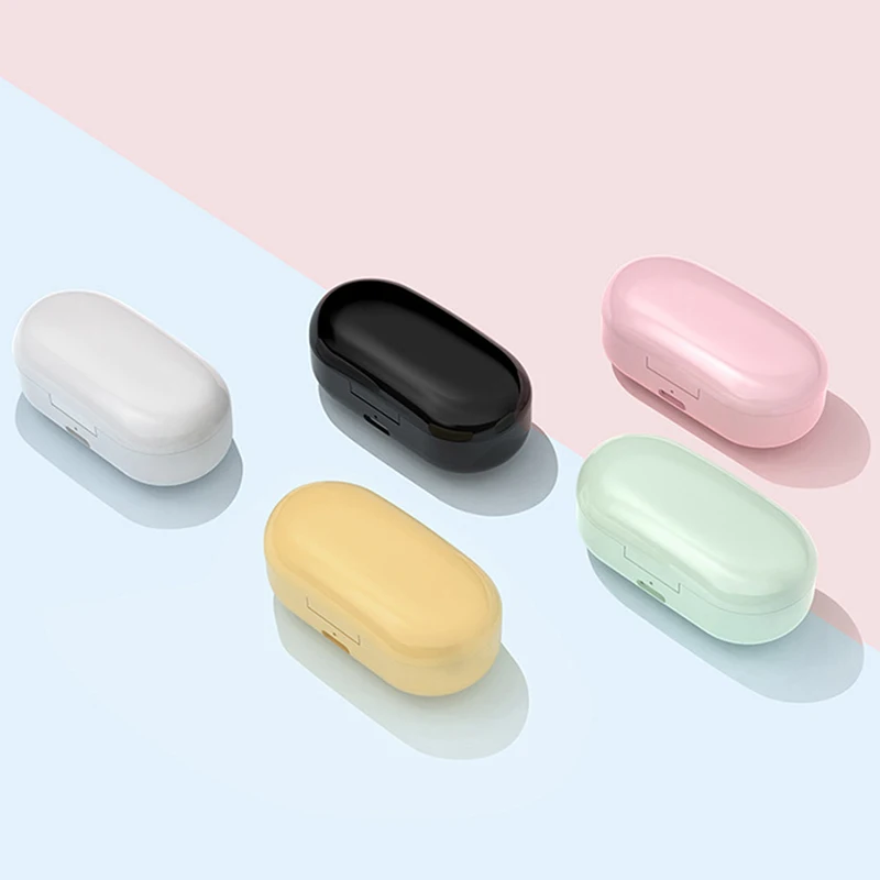 Earphone wireless BT 5.0 super small mini macaron color Portable TWS gaming headset with microphone earphones headphones earbuds