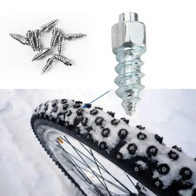 Car Tire Studs Anti-Slip Screws Nails Auto Motorcycle Bike Truck Off-road Tyre Anti-ice Spikes Snow Shoes Sole Cleats