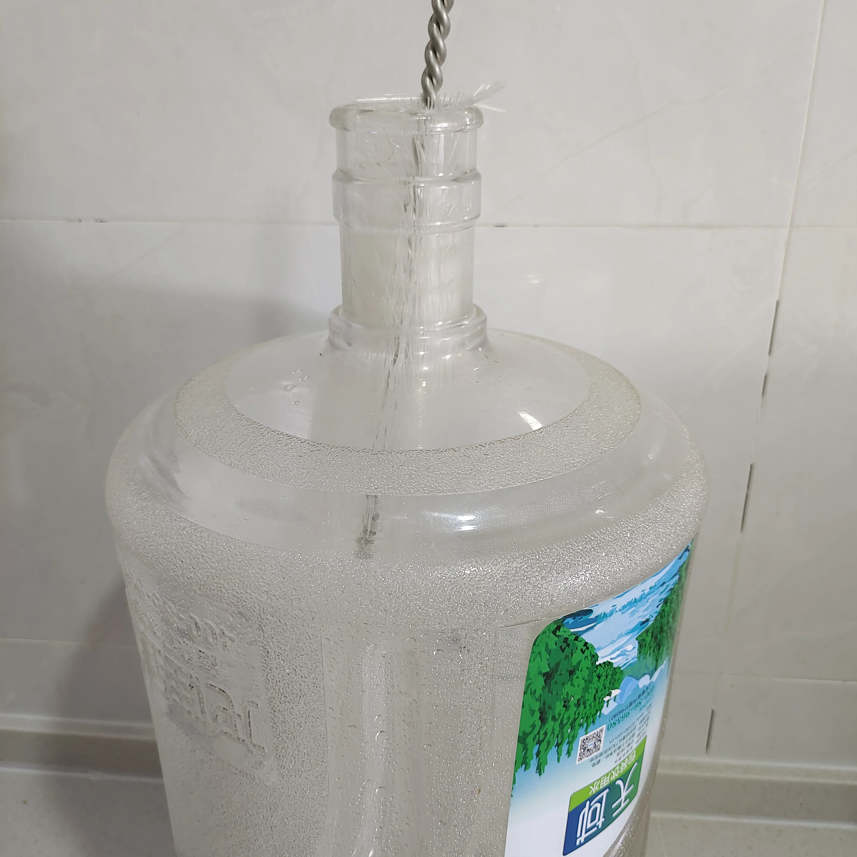 TDF Nylon Bristle Gallon Bottle Water Jug Cleaning Brush Pure Bucket Cleaner