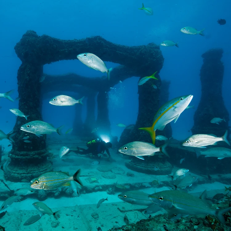 
Aquarium plastic fish tanks decoration Treasure seeking frogman 