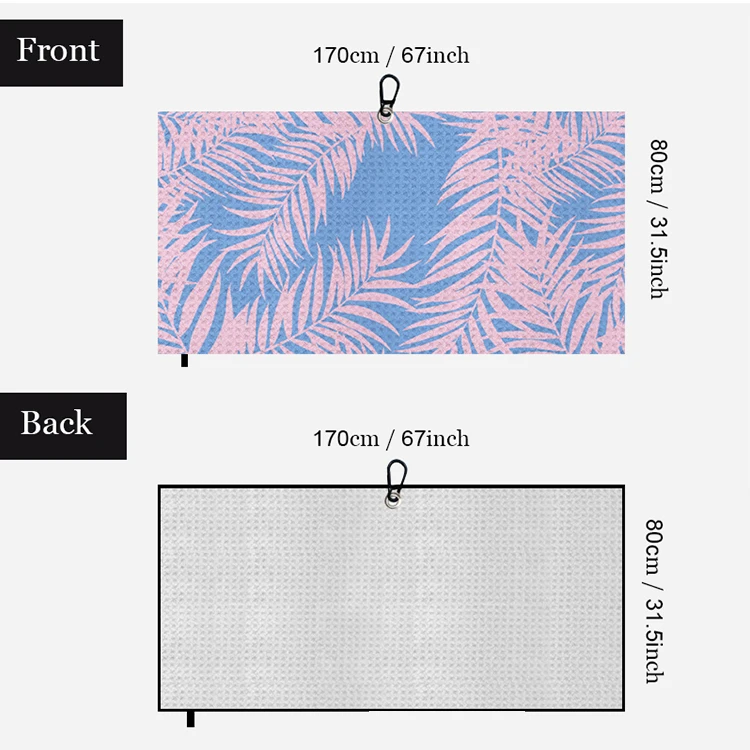 Digital Printing Beach Towels Recycled Polyester Fast Drying Beach Towel