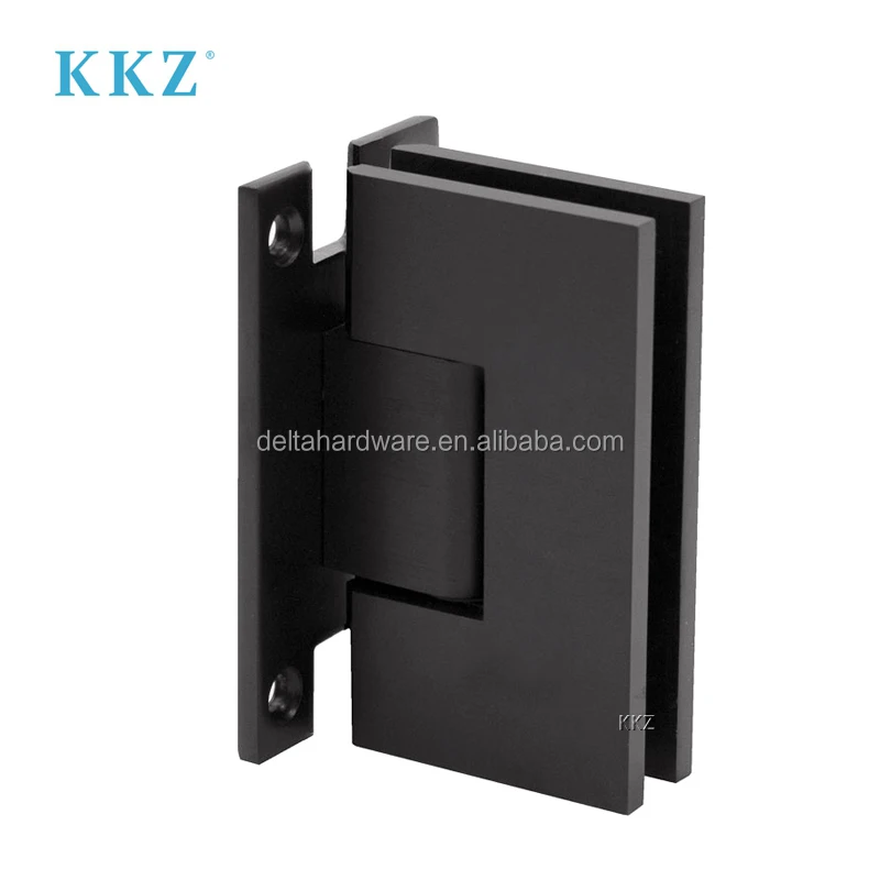 KKZ Manufacturer Oil Rubbed Bronze Solid forged brass IGT Right angle 90 degrees shower glass door wall mounted hinge