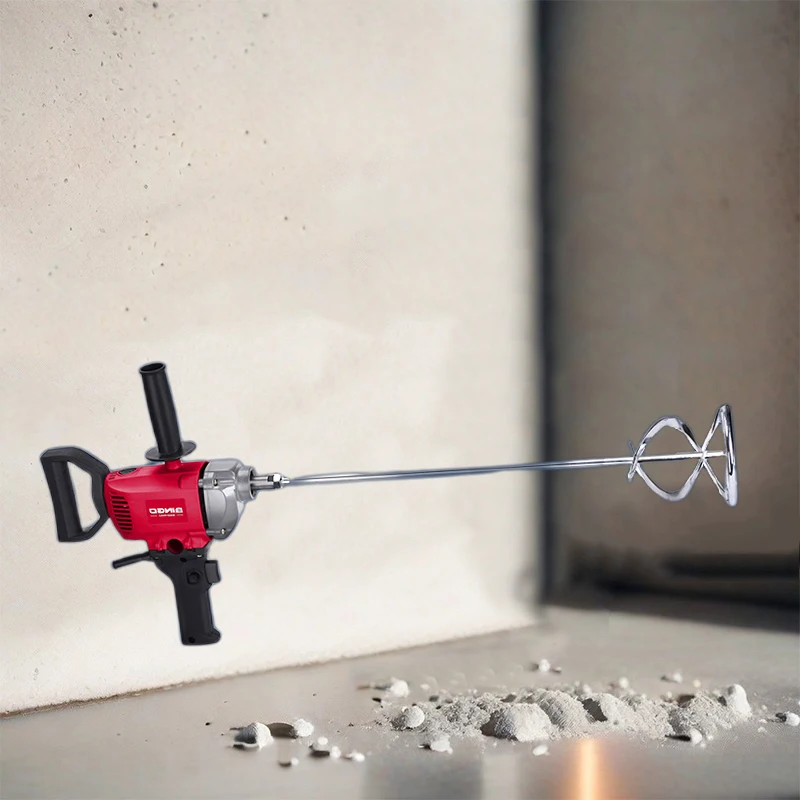 New-Hand-Held Multi-Electric Concrete Mixers-Constructions Machine 1000W Stirrer Machine Mixing Power Tools Stirrer