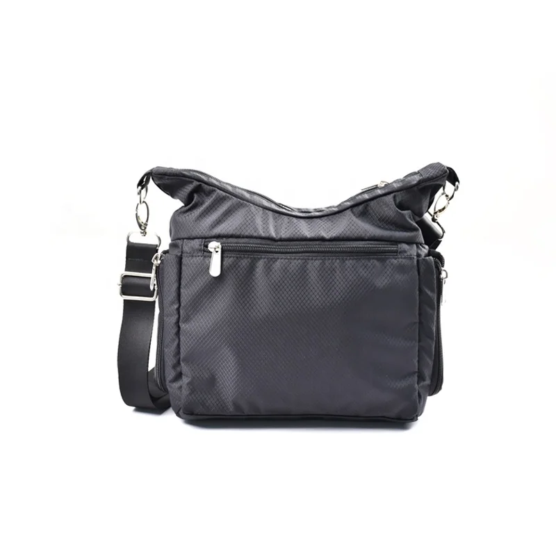 Custom Durable Waterproof Nylon Male Messenger Bag Crossbody Travel Purse Versatile and Stylish Shoulder Bag