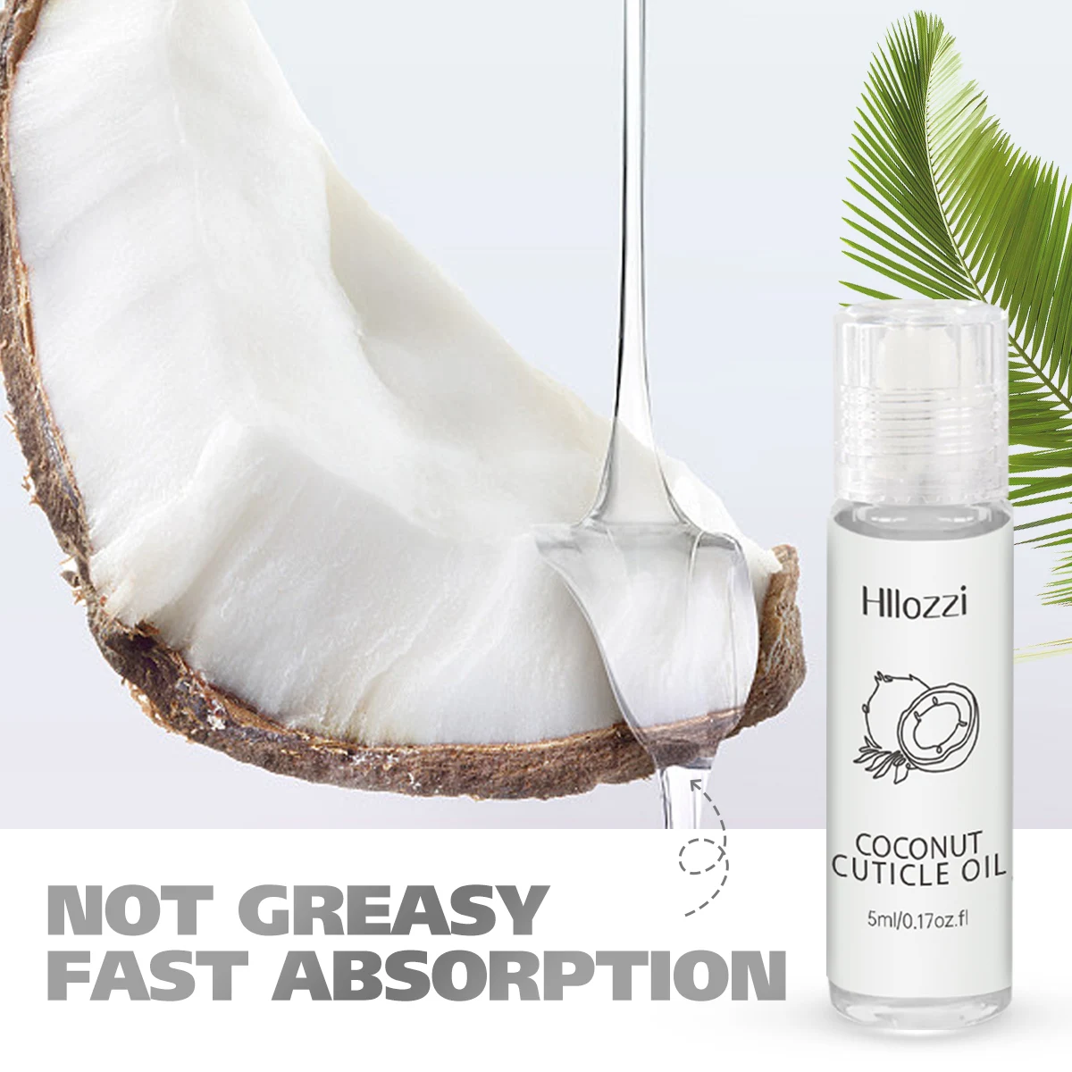 Hllozzi Custom Private Label Beauty Personal Care Nail Cuticle Nourishment Revitalizer Oil Nail coconut cuticle oil