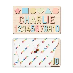 Wooden Toys kid toy puzzle Personalized Wooden Name Puzzle for dropshipping