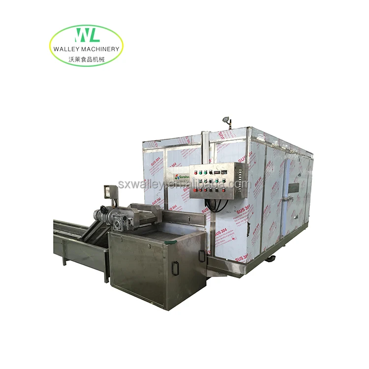 Hotsale Commercial Tunnel Freezing Equipment IQF Quick Freezer Machine for Fish and Shrimp
