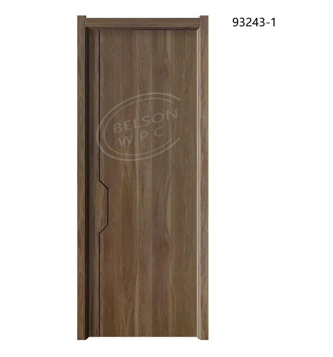 Belson wpc High Quality WPC Composite Plastic Wood Design for Interior Bathroom Door-Other Door Gener Huangshan supplier