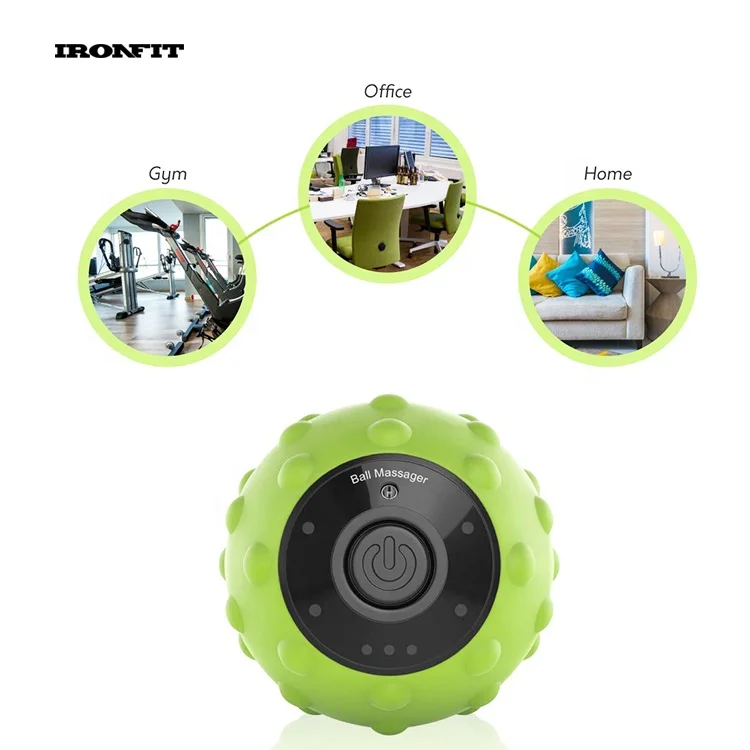 Fitness Custom Back Arm Foot Silicone Vibrating Massage Ball