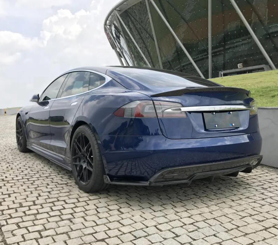 Carbon Fiber Trunk Spoiler Wing for Tesla Model S