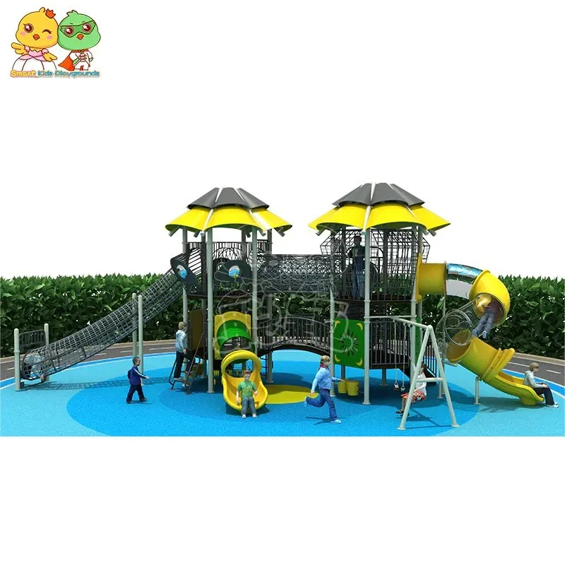 Smart Sports Unpowered Playground Equipment Octopus Castle Slide Amusement Park Rides Equipment Outdoor Playground
