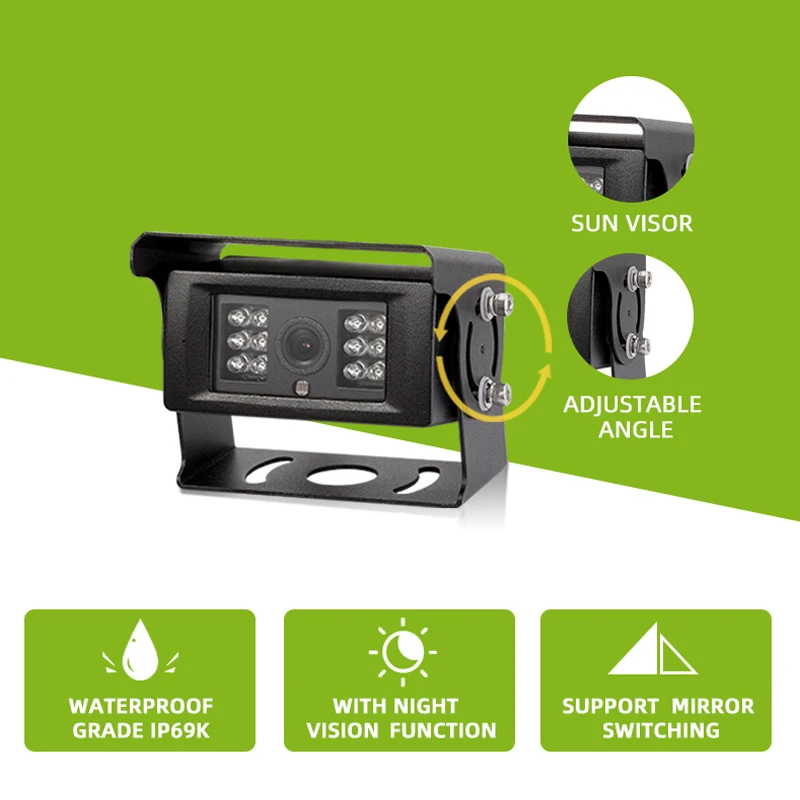 New Arrival 5 Pin Waterproof Digital HD Car Rearview Backup Camera For Truck