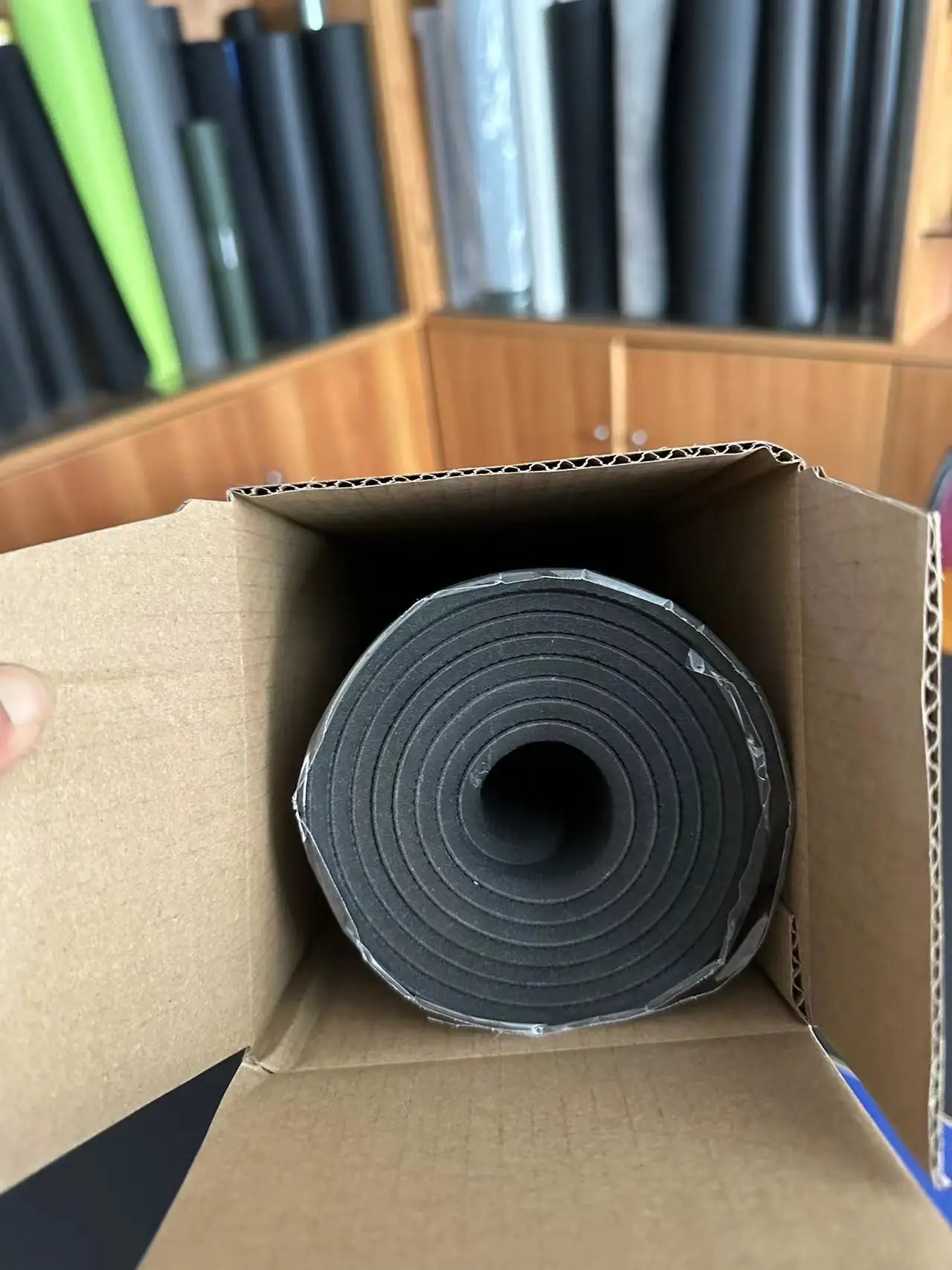 Earth Grounding Yoga Fitness Universal Mat with Grounding Cord Eco-Friendly TPE Anti-Skid-Therapy Potential EMF ESD Protection