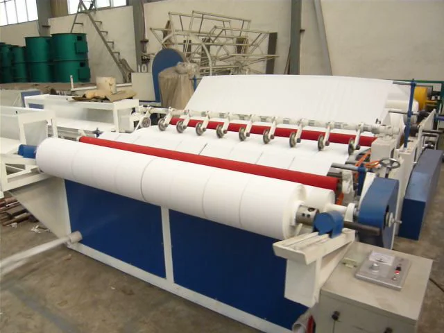 Toilet Paper Jumbo Roll Bobbin  Cutter and Tissue Paper Slitting Machine