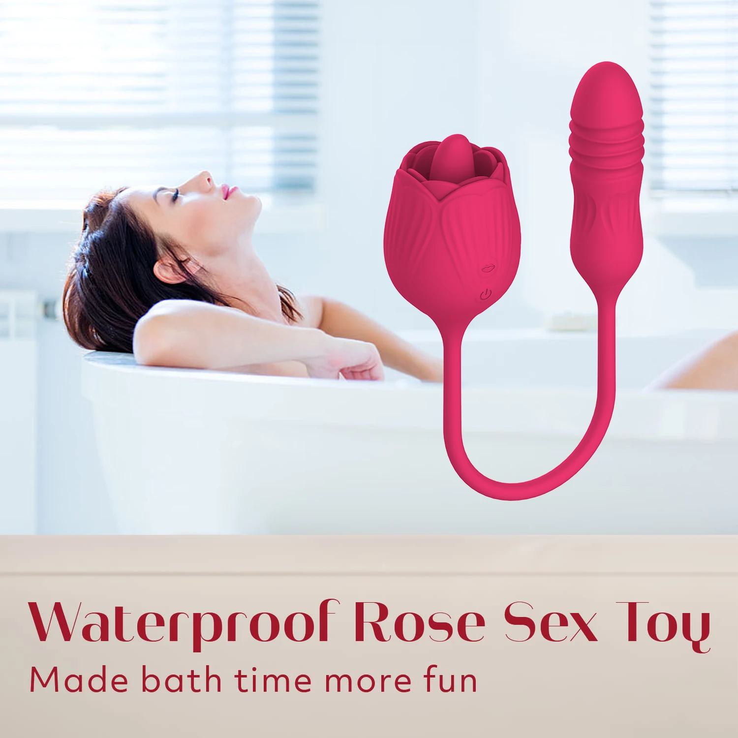 Tongue 3in1 Upgrade Replacement Charger Wholesale The Rose Sucking Vibrator Sex Toy for Women Couple